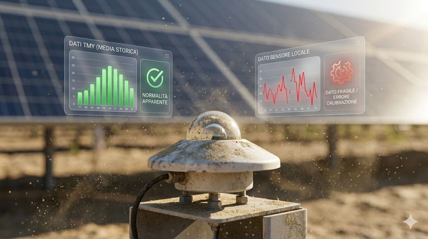 Misura della radiazione solare e monitoraggio satellitare di un impianto fotovoltaico — Datameteo Energy